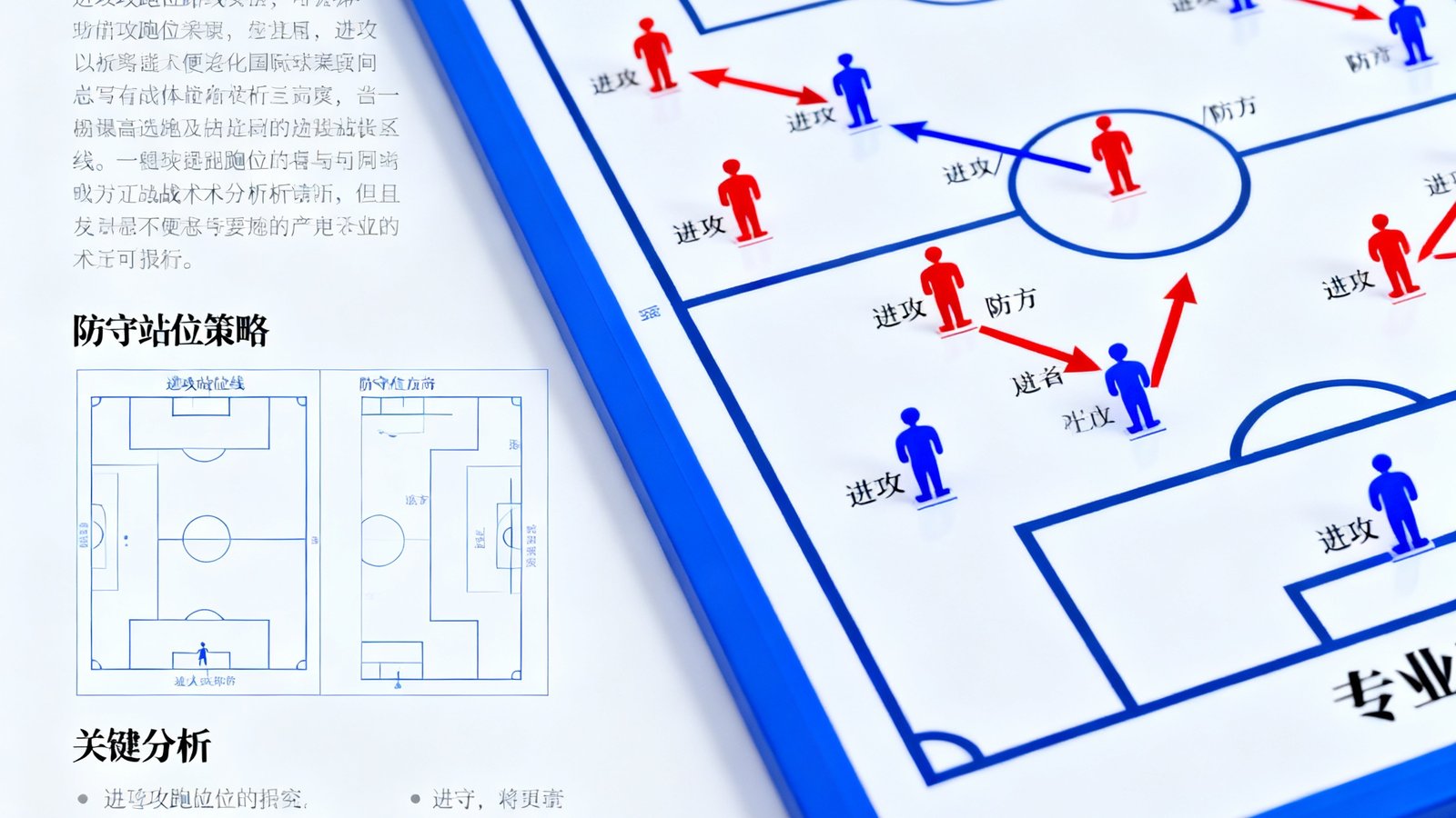 一篇专业战术分析文章，配有详细的战术板和球员跑位箭头示意图